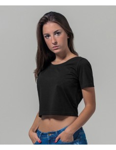 B-BY042-Ladies Cropped Tee 2